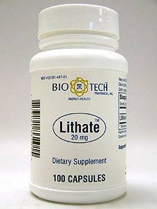 Lithate 20 mg 100 caps Bio-Tech