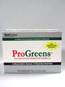 Progreens Stickpacks 15 stick Nutricology