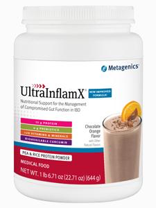 UltraInflamX/RICE Choc/Orange 22.71 oz Metagenics