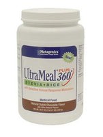 UltraMeal Plus 360 Rice/Stevia Choc 24.7 oz Metagenics