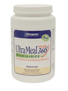 UltraMeal Plus 360 Rice/Stevia Vanilla 24.7 oz Metagenics