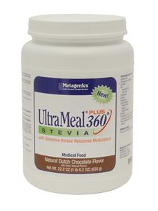 UltraMeal Plus 360 Stevia Choc 22.2 oz Metagenics