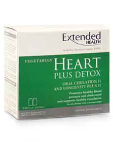 Vegetarian Heart Plus Detox 2 bottles Extended Health