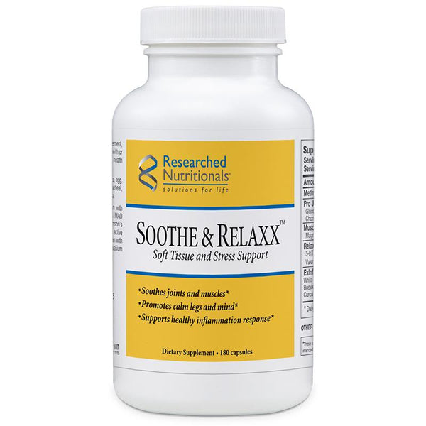 Soothe & Relaxx - 180 capsules Researched Nutritionals