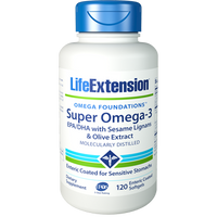Super Omega3 EPADHA 120 enteric softgels Life Extension