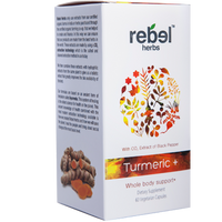 Turmeric + 60 vegcaps Rebel Herbs