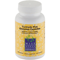 Turmeric Plus Enzymes 90 caps Wise Woman Herbals