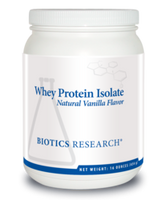 Whey Protein Isolate - Vanilla - 16 oz Biotics Research