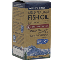 Wild AK Fish Oil Chol Supp 90 softgels Wiley's Finest