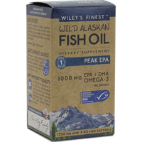 Wild Alaskan Peak EPA 60 softgels Wiley's Finest